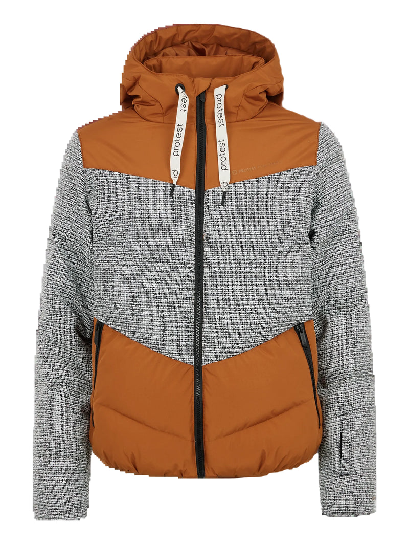 Load image into Gallery viewer, Protest Women's Kartala Ski Jacket Nutty Cognac 6610332-664
