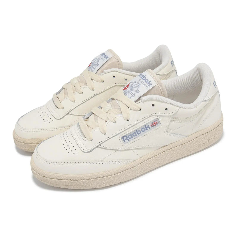Load image into Gallery viewer, Reebok Club C 85 Shoes Chalk/Paperwhite/Vinblue 100074235
