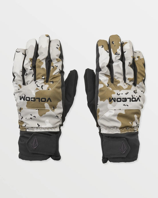 Volcom Men's V.Co Nyle Snow Gloves Camo J6852607-CAM