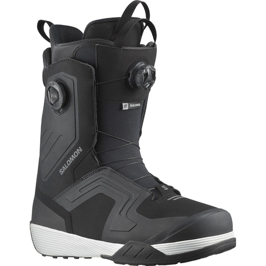 Salomon Men's Dialogue Dual BOA Snowboard Boots Black/Black/White L47109900