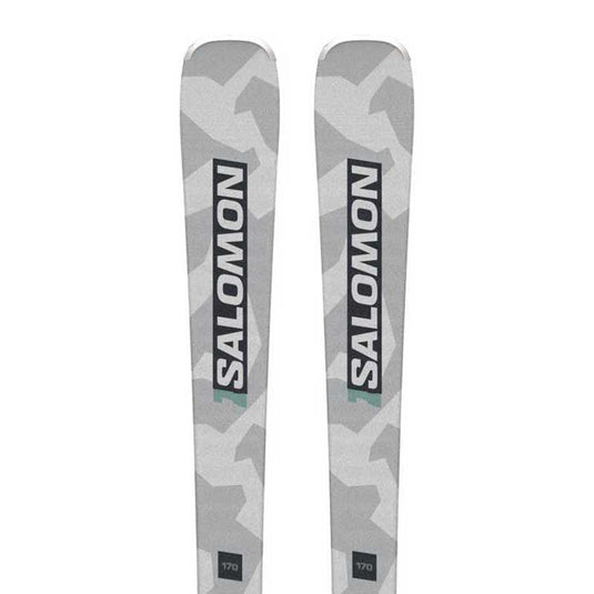 Salomon E S/Force AM 80 177 Ski Set Grey/Camo/Blue 47366200000