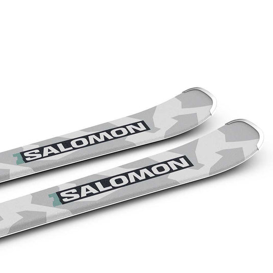 Salomon E S/Force AM 76 170 Ski Set Grey/Camo/Green 47364800170