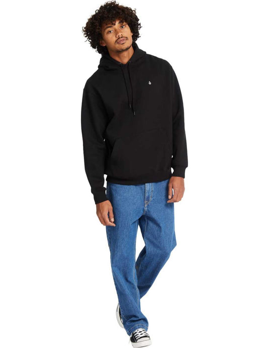 Volcom Men's Single Stone Hoodie Black A4112514-BLK
