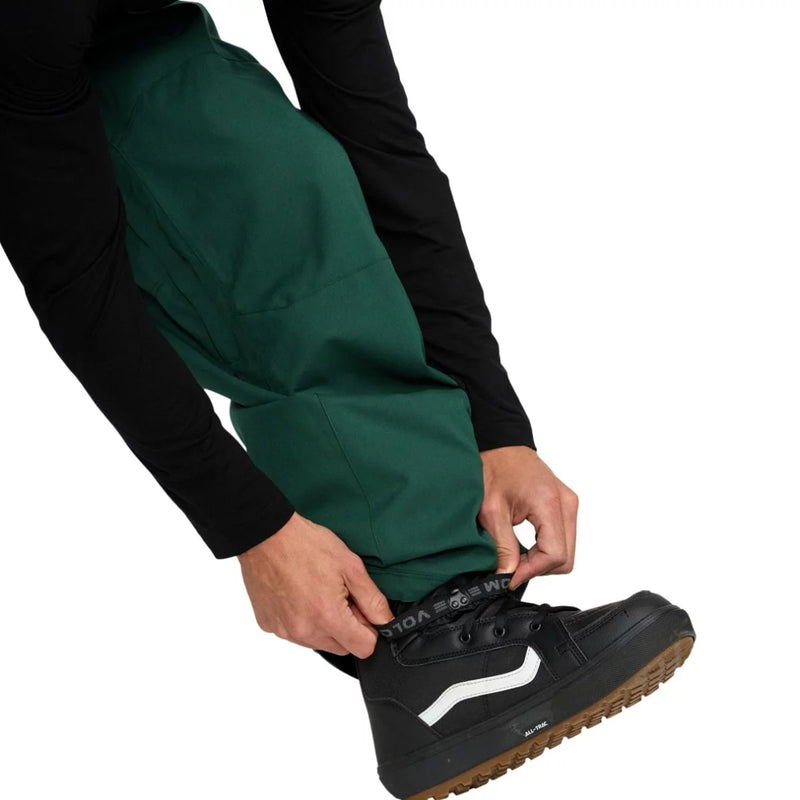 Load image into Gallery viewer, Volcom Men's Billow Snow Pants Black Green G1352611-BGR
