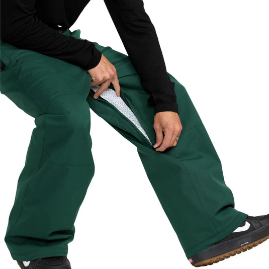 Volcom Men's Billow Snow Pants Black Green G1352611-BGR