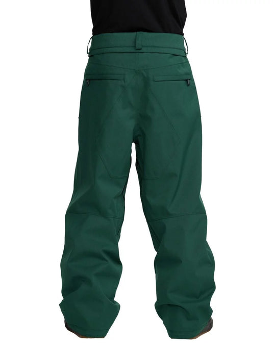 Volcom Men's Billow Snow Pants Black Green G1352611-BGR