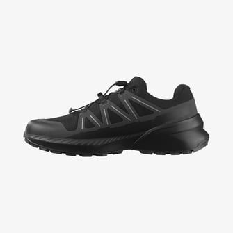 Load image into Gallery viewer, Salomon Men&#39;s Speedcross Peak Gore-Tex Shoes Black/Black/Asphalt L47853800
