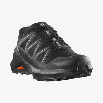 Load image into Gallery viewer, Salomon Men&#39;s Speedcross Peak Gore-Tex Shoes Black/Black/Asphalt L47853800
