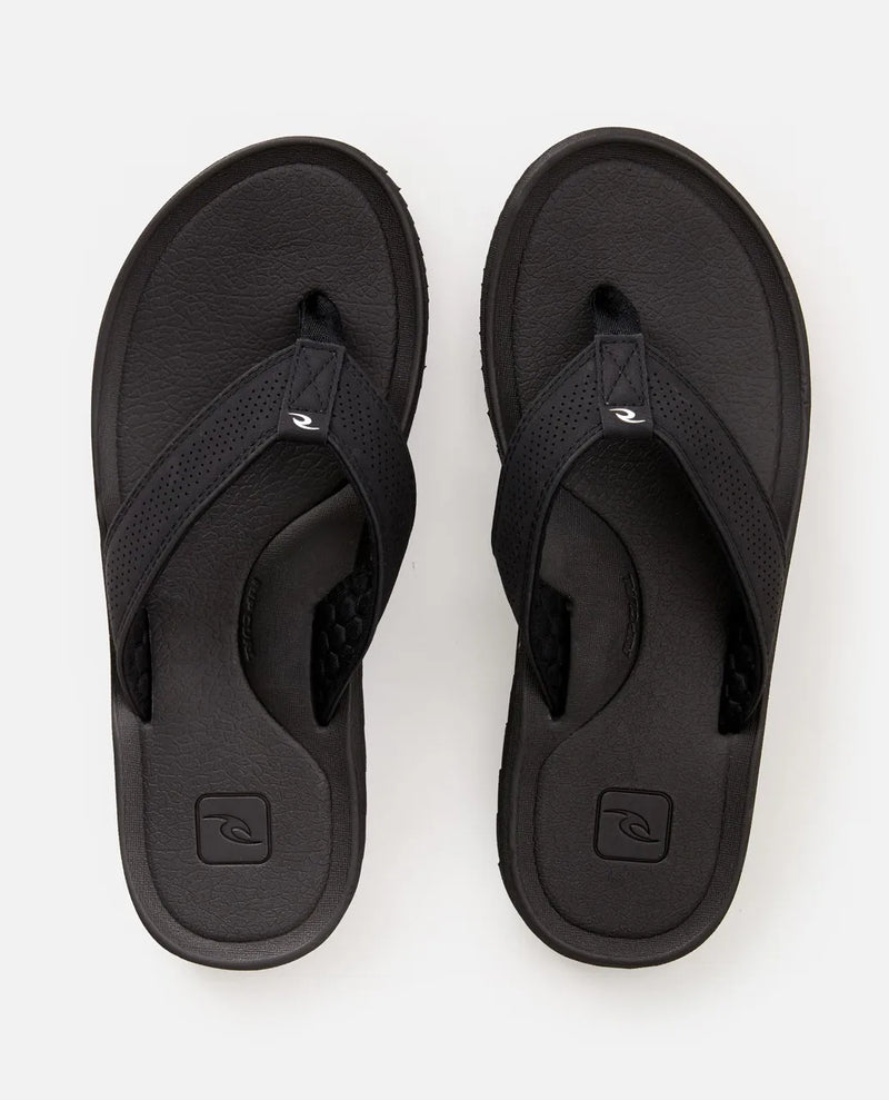Load image into Gallery viewer, Rip Curl Men&#39;s Chiba Open Toe Shoes Fip Flops Black TCTG47-0090
