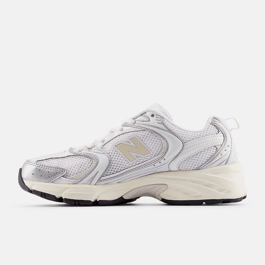 New Balance Women's 530 Shoes Silver Metallic/Linen U530ESB
