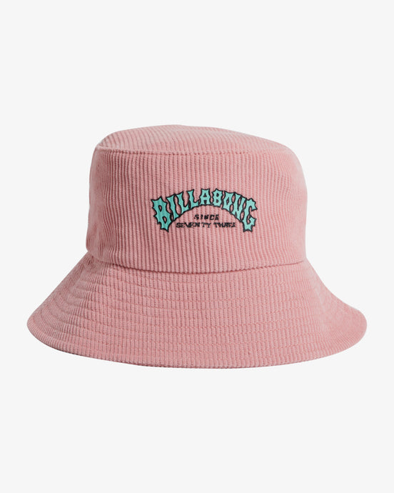 Billabong Women's Since 73 Set The Wave Bucket Hat Chalk Pink UBJHA00409-MDW0