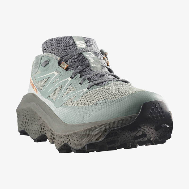 Load image into Gallery viewer, Salomon Men's Ultra Flow 2 Gore-Tex Green Milieu/Sedona Sage/Nugget L45473900
