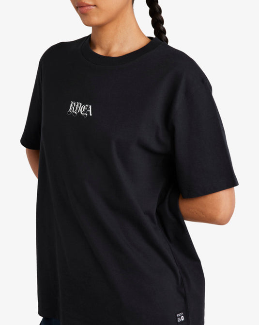 RVCA Women's T-Shirt Rvca Black UVJZT00295_KVC0