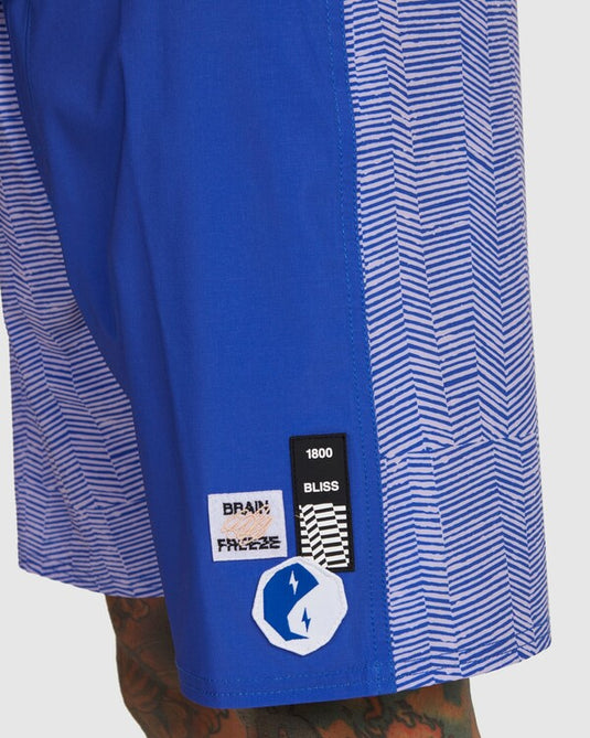 Rvca Men's Brain Freeze 17" Boardshorts Blue UVYBS00131-PRM0