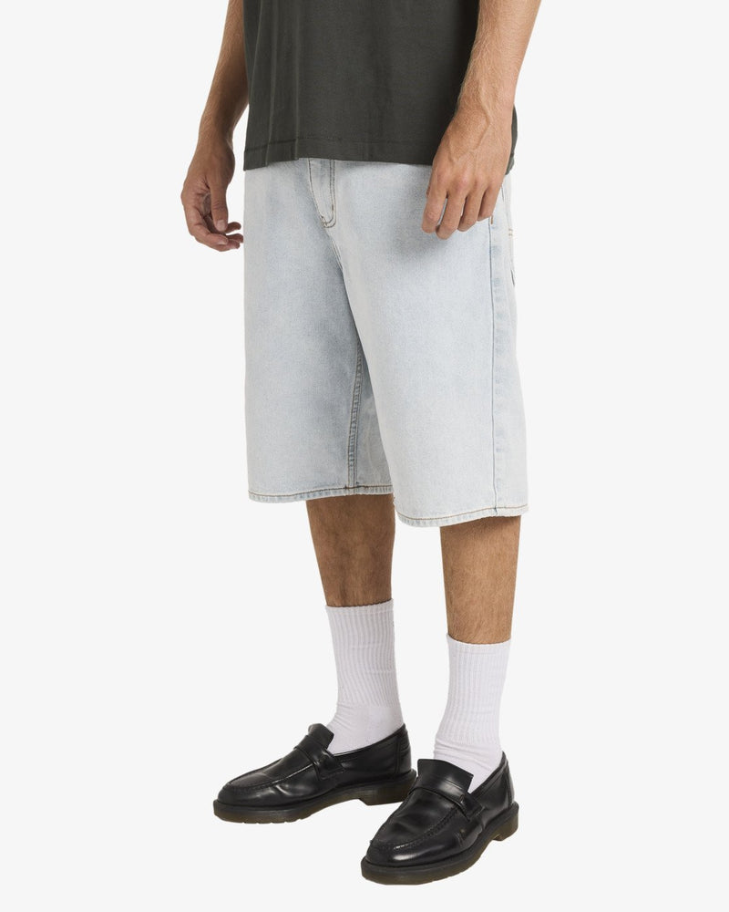Load image into Gallery viewer, RVCA Men&#39;s Skate 22&quot; Denim Shorts Ash Blue UVYDS03003-ASB
