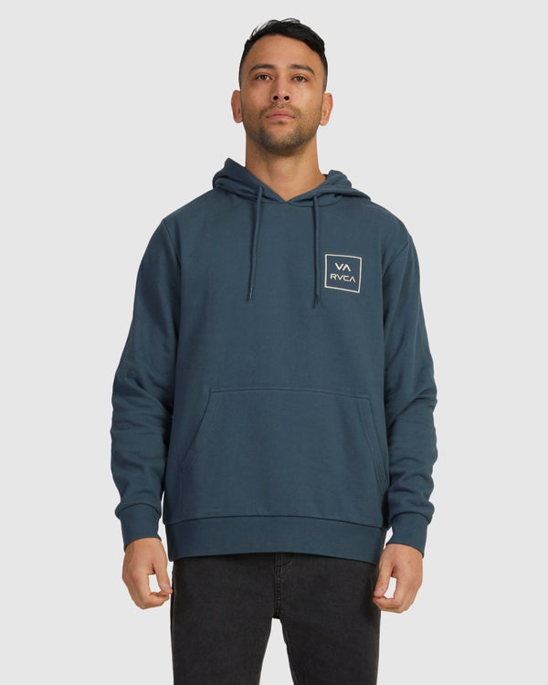 Load image into Gallery viewer, RVCA All The Ways Hoodie Dark Slate UVYFT00121-KRD0
