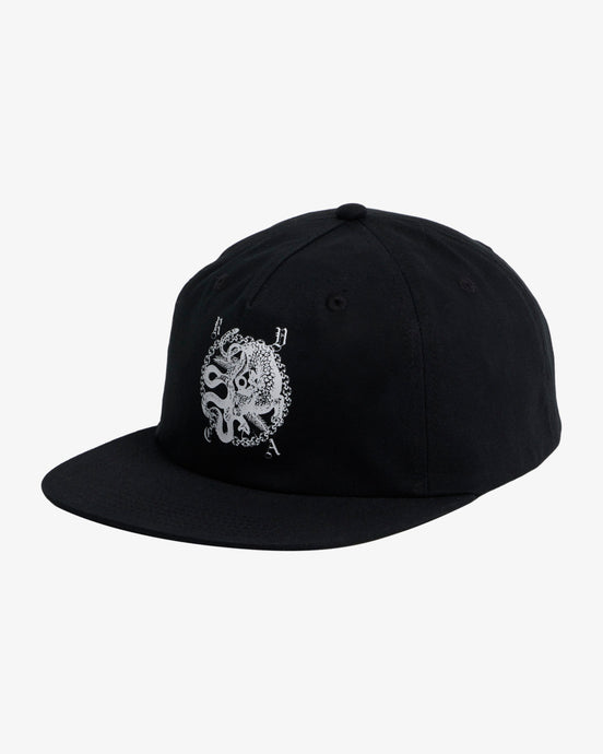 RVCA Men's Benj Snapback Cap Black UVYHA00307-BLK