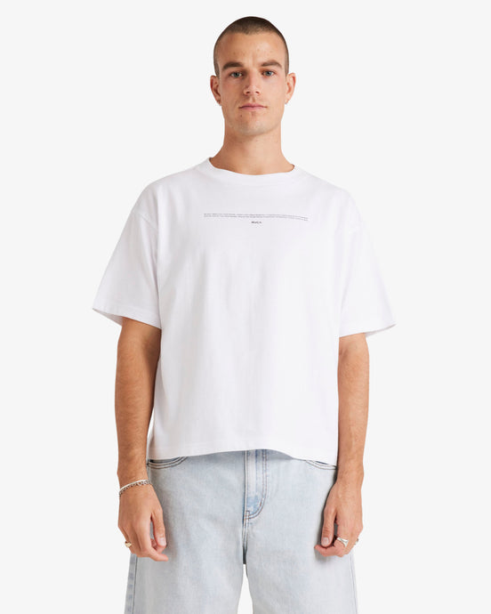 RVCA Men's Welcome T-Shirt White UVYZT00904-WHT