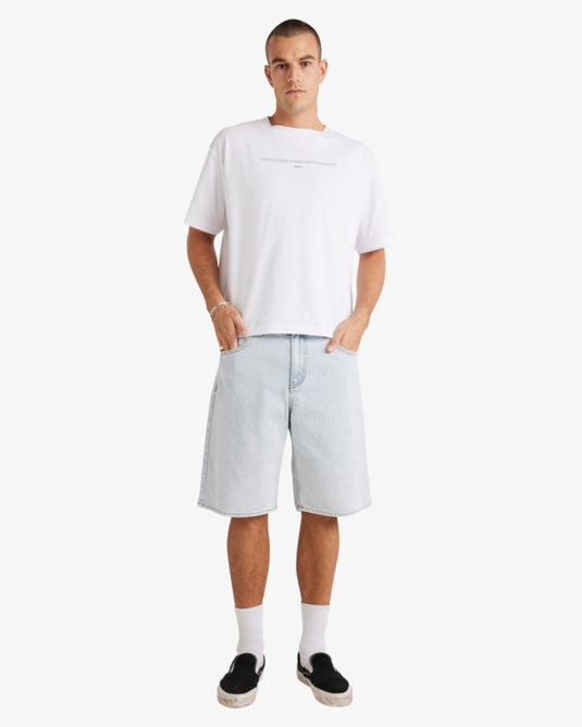 RVCA Men's Welcome T-Shirt White UVYZT00904-WHT