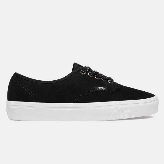 Vans Women's Authentic Shoes Shine Lace Black/True White VN000D6G6BT