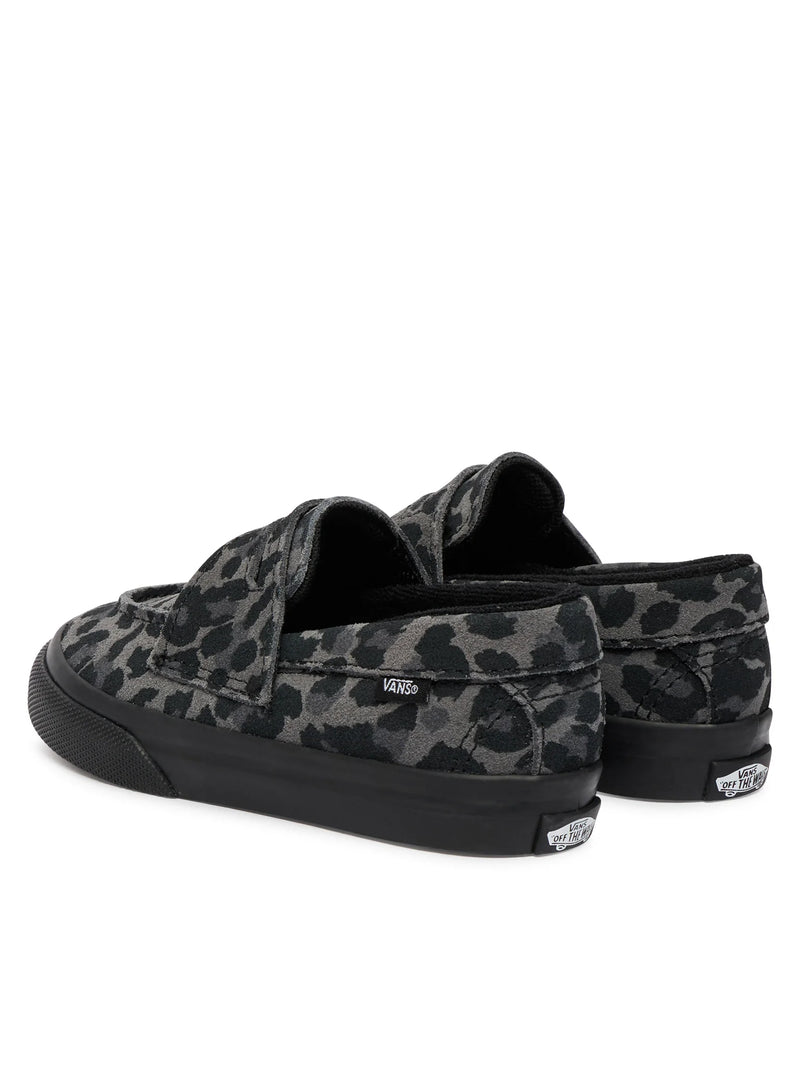 Load image into Gallery viewer, Vans Toddler Loafer 53 Shoes (1-4 years) Leopard Black/Black VN000Z5RBKA
