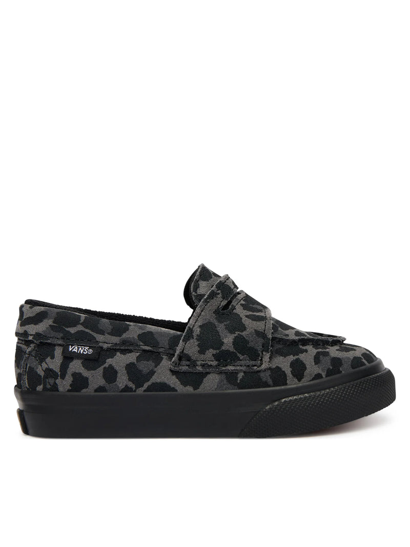 Load image into Gallery viewer, Vans Toddler Loafer 53 Shoes (1-4 years) Leopard Black/Black VN000Z5RBKA

