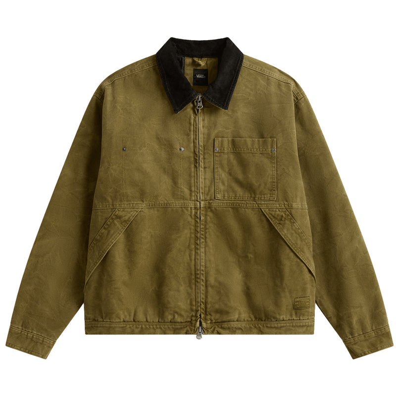 Load image into Gallery viewer, Vans Men's Nico Chore Canvas Jacket Olive Brown VN000U30OVB
