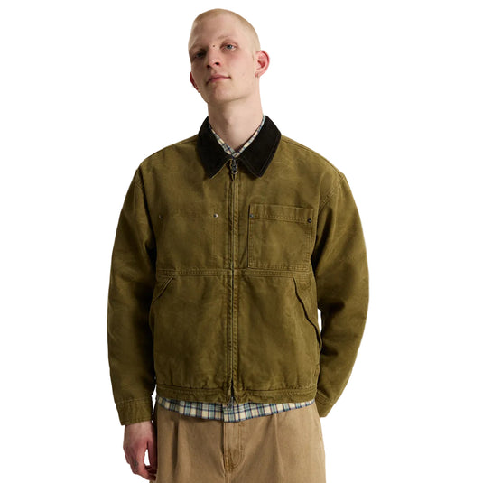 Vans Men's Nico Chore Canvas Jacket Olive Brown VN000U30OVB