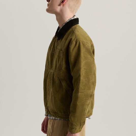Vans Men's Nico Chore Canvas Jacket Olive Brown VN000U30OVB