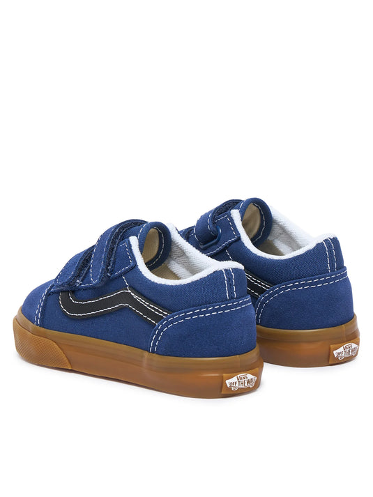 Vans Toddler Old Skool V Shoes (1-4 years) Gum True Navy VN000VB25TU
