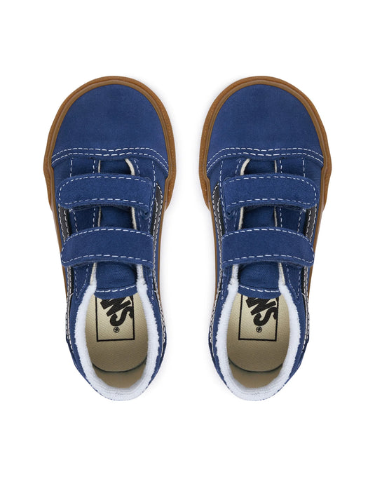 Vans Toddler Old Skool V Shoes (1-4 years) Gum True Navy VN000VB25TU