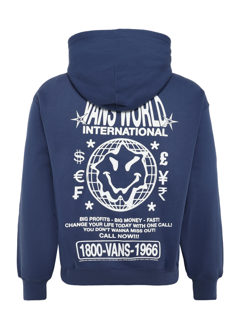 Load image into Gallery viewer, Van's Men's World Intl Pullover True Navy VN0010GH5TU
