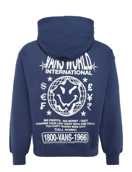 Van's Men's World Intl Pullover True Navy VN0010GH5TU