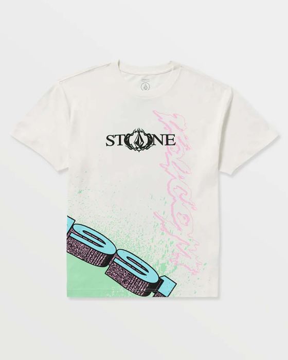 Load image into Gallery viewer, Volcom Men&#39;s Heavy Tubes T-Shirt Off White A4322500_OFW
