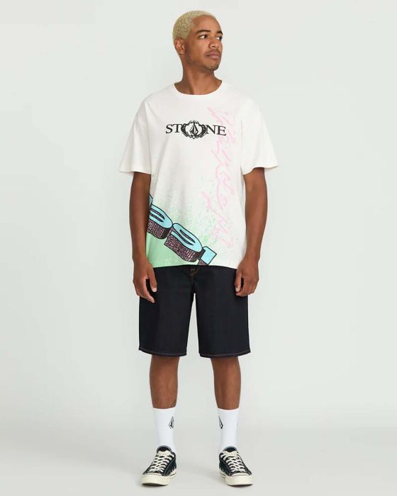 Load image into Gallery viewer, Volcom Men&#39;s Heavy Tubes T-Shirt Off White A4322500_OFW
