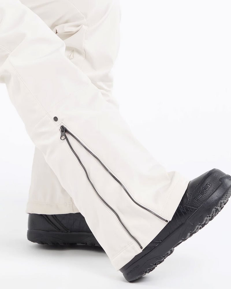 Load image into Gallery viewer, Volcom Women's Battle Stretch High Rise Snow Pants Moonbeam H1352408-MBM
