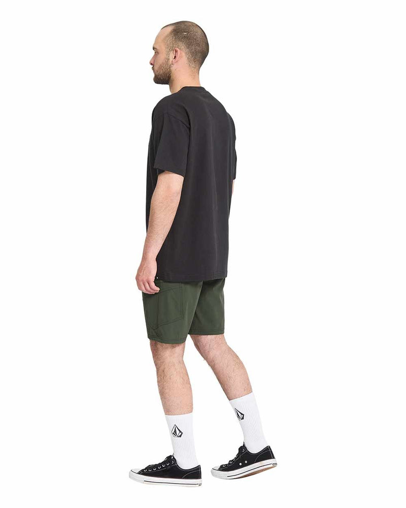 Load image into Gallery viewer, Volcom Men's Cashed In Cargo Shorts Hybrid 20 Squadron Green A3212606_SQD
