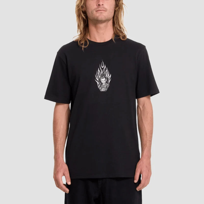 Load image into Gallery viewer, Volcom Men's Firecar T-Shirt Black A5232607-BLK
