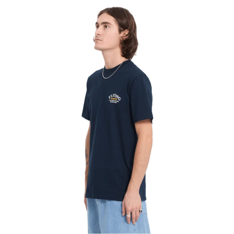 Load image into Gallery viewer, Volcom Men's Flying Machine T-Shirt Marine A5232606-MRE

