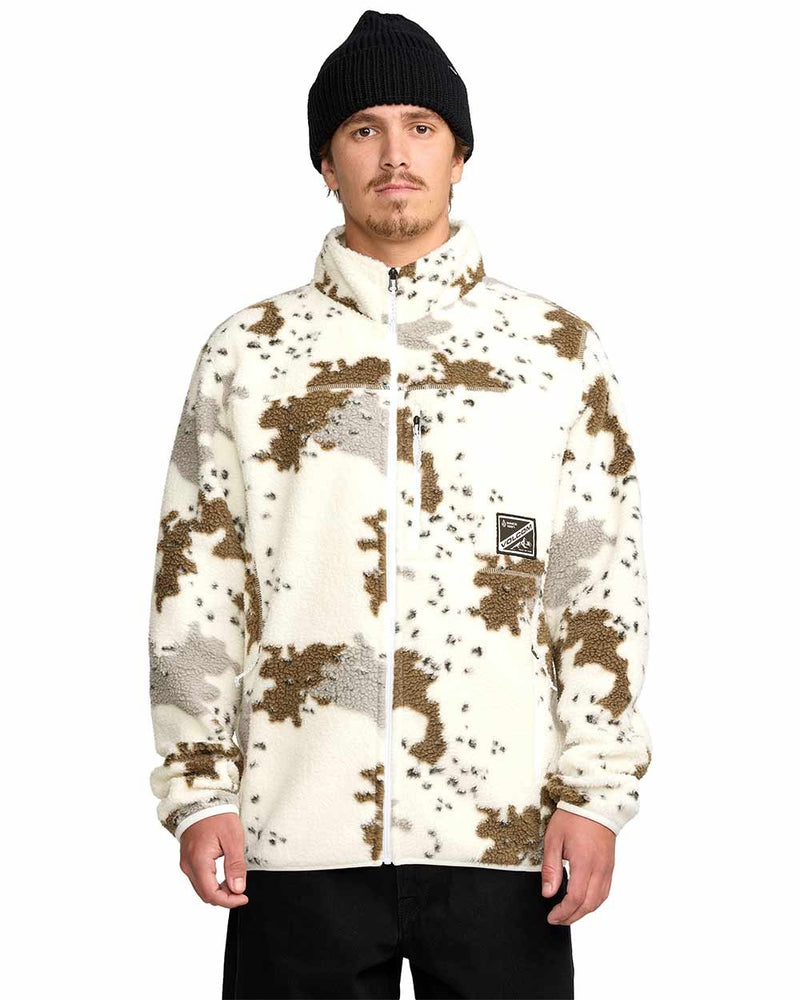 Load image into Gallery viewer, Volcom Men&#39;s Nelson Sherpa Full Zip Jacket White G4852601-WHT
