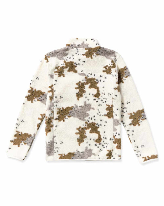 Volcom Men's Nelson Sherpa Full Zip Jacket White G4852601-WHT