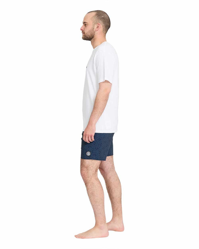 Load image into Gallery viewer, Volcom Men's Psych Cotton Stoney Boarshorts 17" Midnight Blue A0812628_MDB
