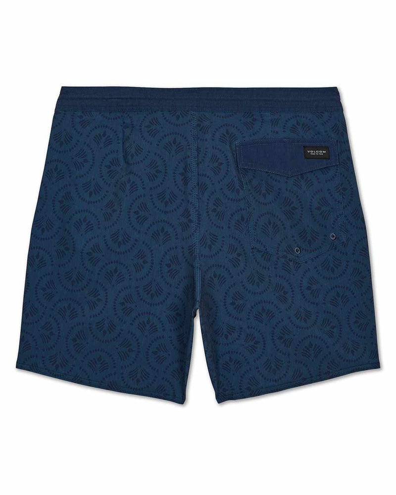 Load image into Gallery viewer, Volcom Men's Psych Cotton Stoney Boarshorts 17" Midnight Blue A0812628_MDB
