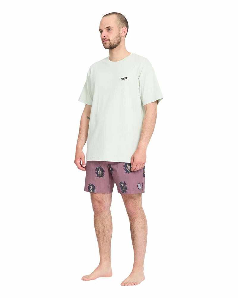Load image into Gallery viewer, Volcom Men's Psyche Cotton Trunk 17" Boardshort Stone Rose A2512614_SNE

