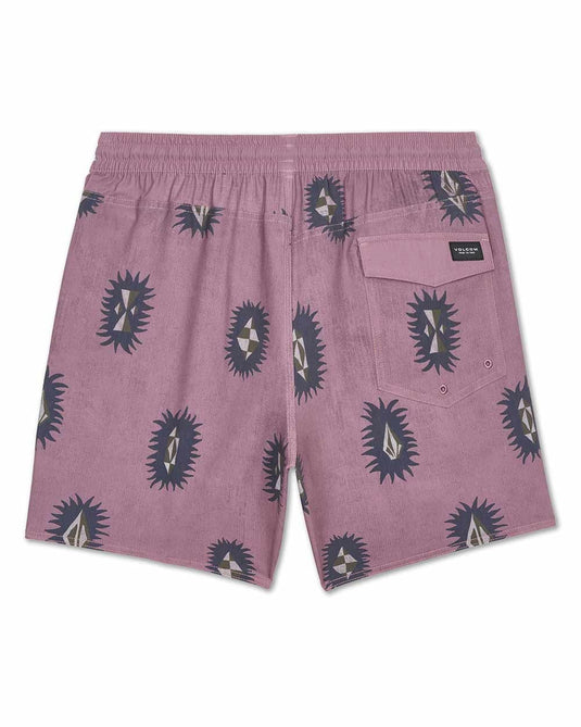Volcom Men's Psyche Cotton Trunk 17" Boardshort Stone Rose A2512614_SNE