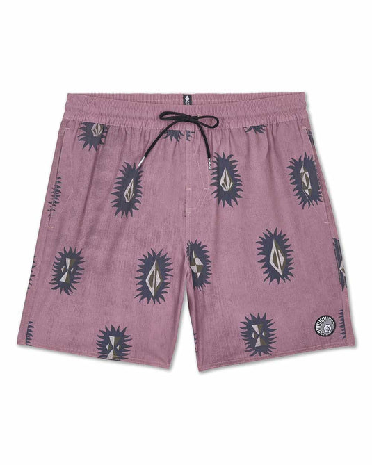 Volcom Men's Psyche Cotton Trunk 17" Boardshort Stone Rose A2512614_SNE