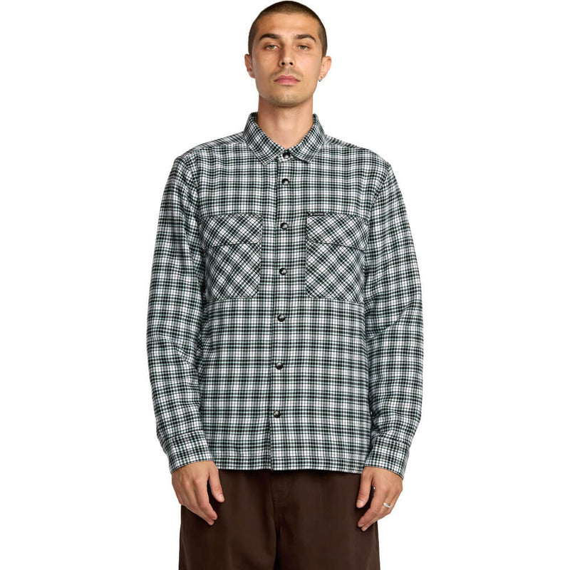 Load image into Gallery viewer, Volcom Men&#39;s Wilderstone Fleece Shirt Dirty White A0532500-DWH
