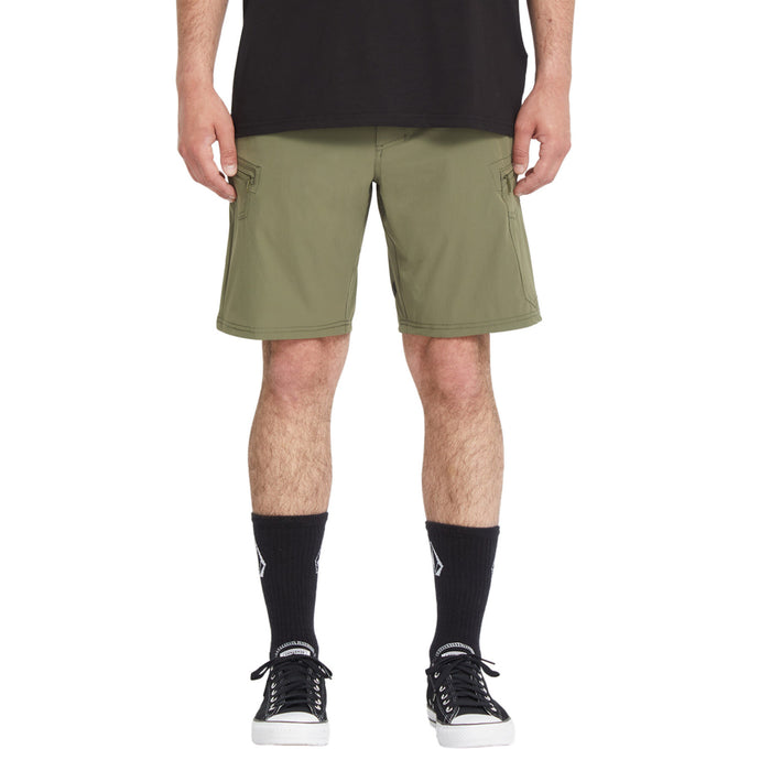 Volcom Men's Cashed In Cargo Hybrid Shorts Wintermoss A3212500_WMS