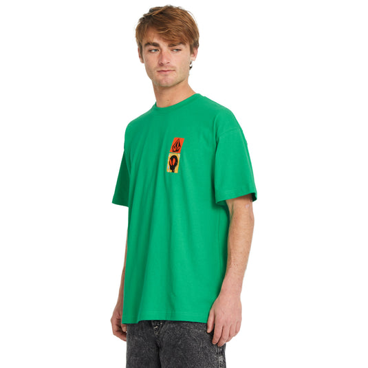 Volcom Men's Gonyvaders T-Shirt Mint A4312556_MNT