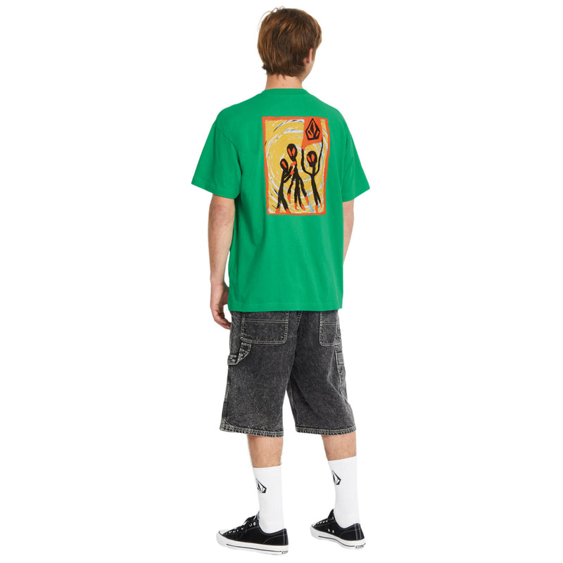 Load image into Gallery viewer, Volcom Men&#39;s Gonyvaders T-Shirt Mint A4312556_MNT

